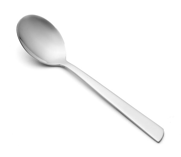 CuisiSmart Cuillère à Café Cuillerée à Soupe - Monobloc d'une Pièce Acier Inoxydable 18/10 et 140 mm Couleur Argent