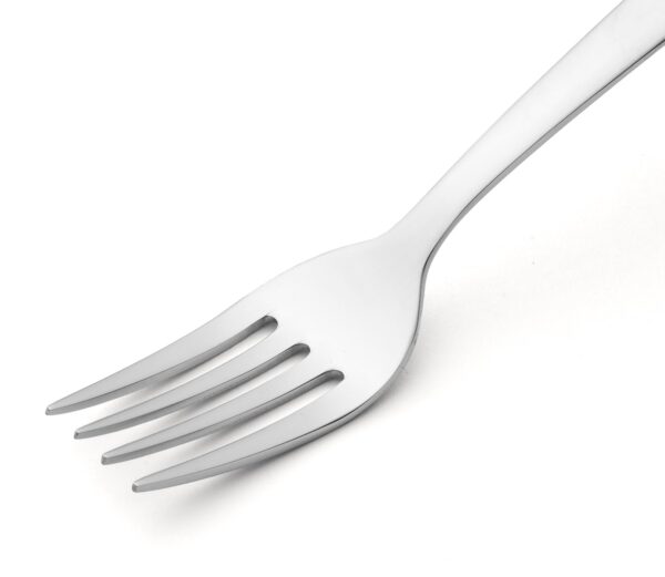 CuisiSmart Fourchette à Gâteau Fourchette de Table - Monobloc d'une Pièce Acier Inoxydable 18/10 et 140 mm Couleur Argent – Image 4